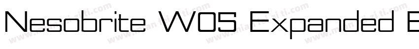 Nesobrite W05 Expanded Black字体转换